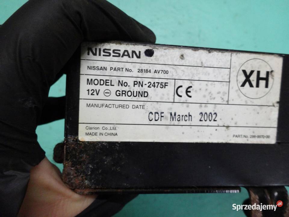 NISSAN TERRANO II 03r zmieniarka CD 28184AV700 Sprzęt audio fabryczny