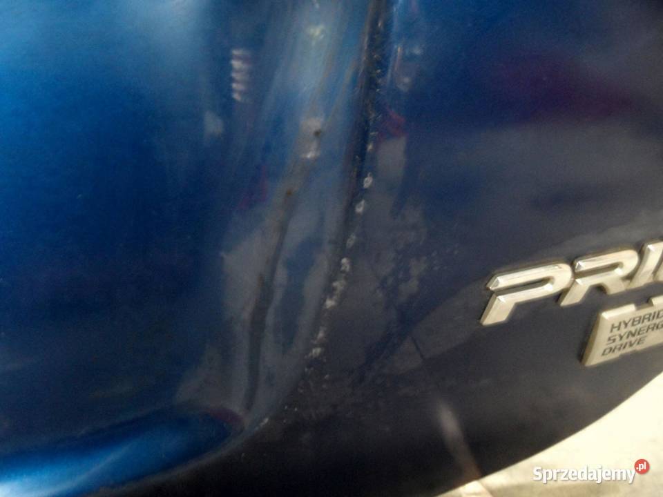 TOYOTA PRIUS II XW20 08r klapa tył Klapy bagażnika sprzedam