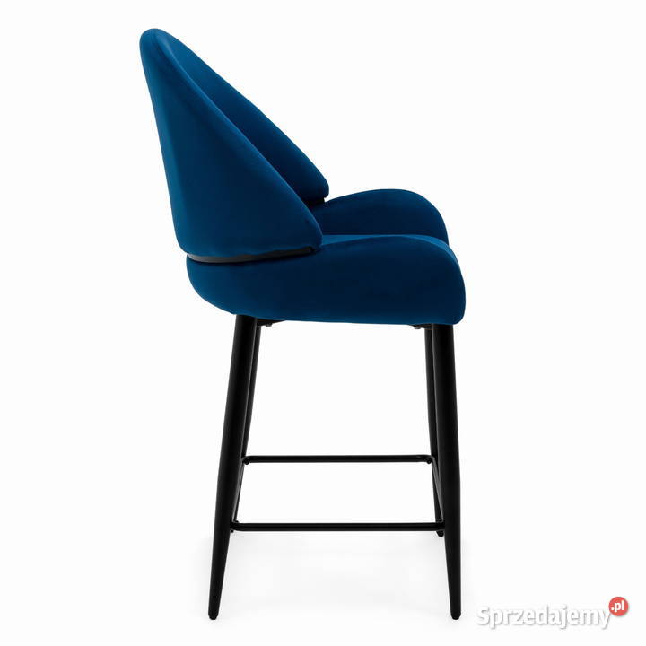 Hoker Tapicerowany Bergamo Granatowy Wysyłka 24H