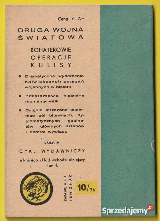 Żółty tygrys PROJEKT U 1976 Pozostałe Łódź
