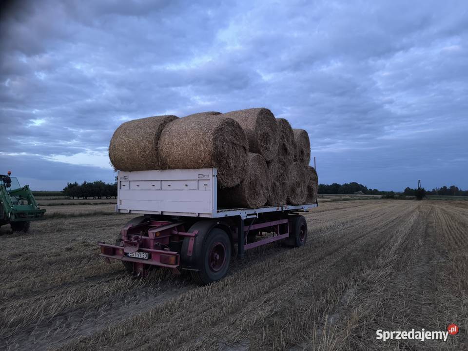 Przyczepa do balotów srzyniopaletwywrotki nieuszkodzony Przyczepy rolnicze Błaszki sprzedam
