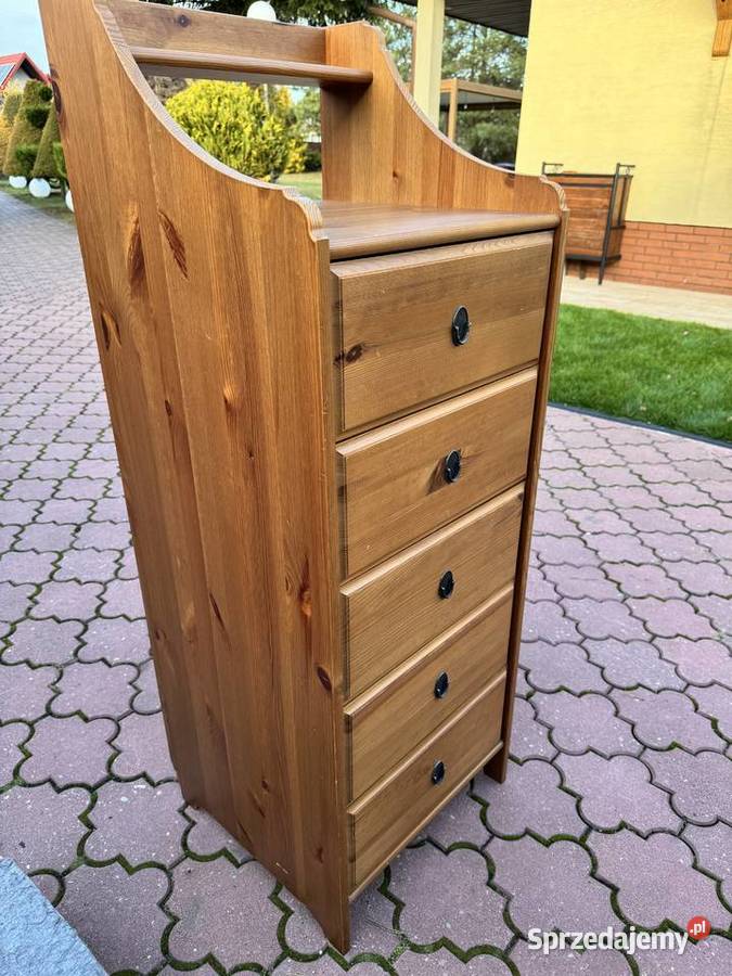 Szafka słupek Leksvik szuflady komoda Ikea regał Dom i Ogród Garwolin