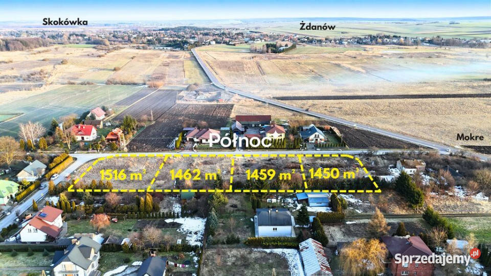 14 arowe działki budowlane Mokre Obrzeża lubelskie