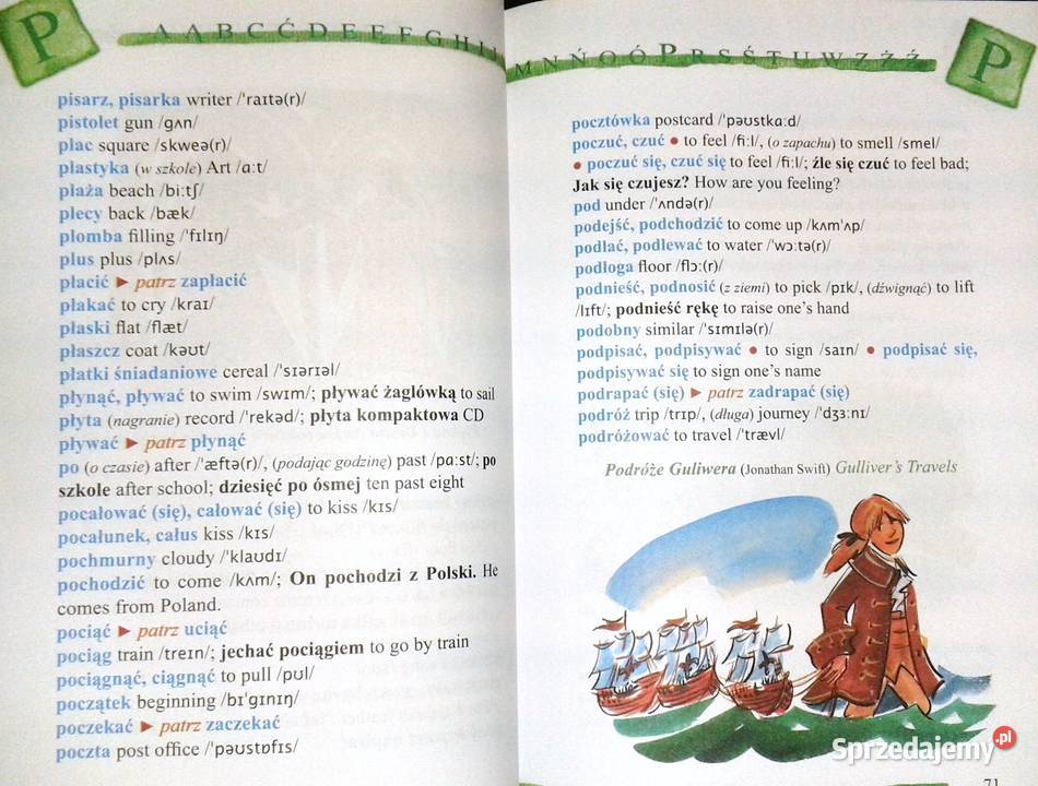 Bajkowy słownik polskoangielski angielskopolski Pozostałe Chełm sprzedam