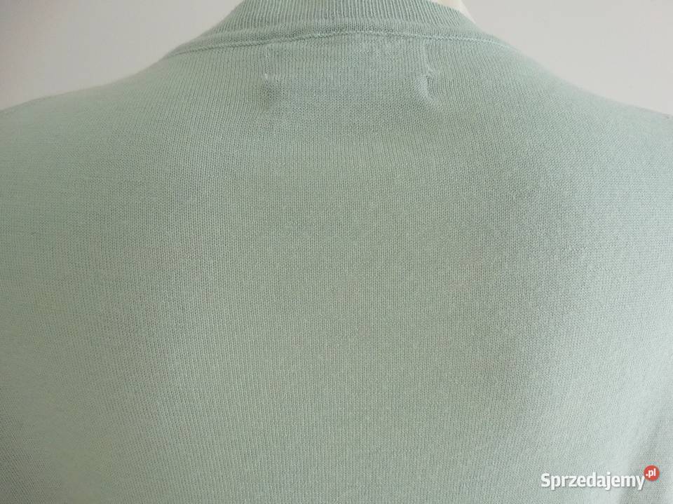 Sweter Kardigan Wełniany 100 Wełna Merino Fine Łomża