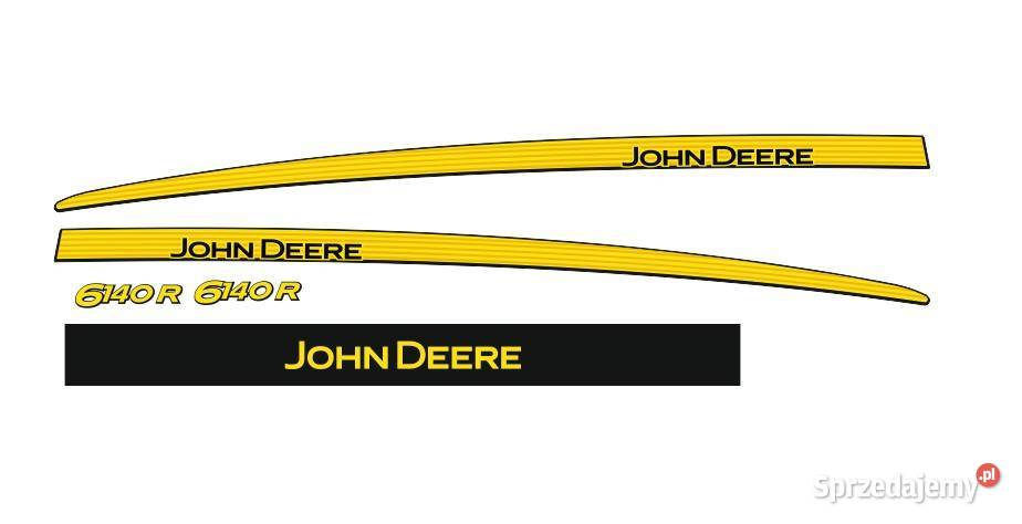 Naklejki John Deere 6140 r i inne modele super kujawsko-pomorskie Bydgoszcz sprzedam