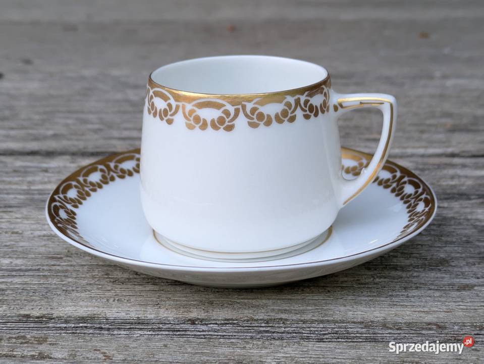Filiżanka Wzór Alice Hermann Ohme Porcelana i szkło Legnica