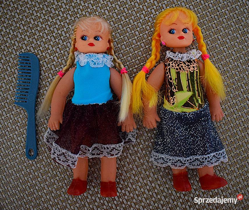 Dwie małe lalki z przed lat nieużywane Chełmno sprzedam