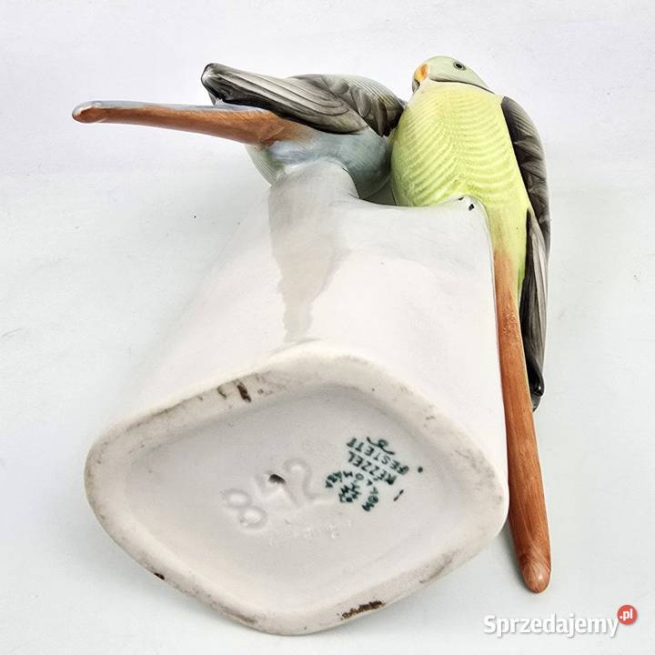 Papużki faliste zielone Hollohaza papugi Węgry Bronisze