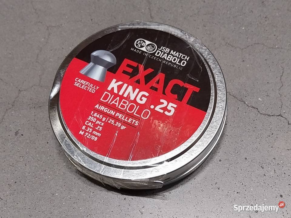 Śrut diabolo JSB Exact King 635 mm 350 061055 Sporty strzeleckie i myślistwo Czeladź sprzedam