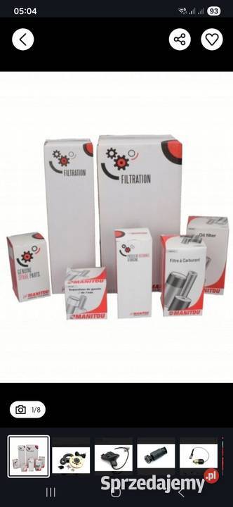 Sprzedaż części Manitou Pozostałe