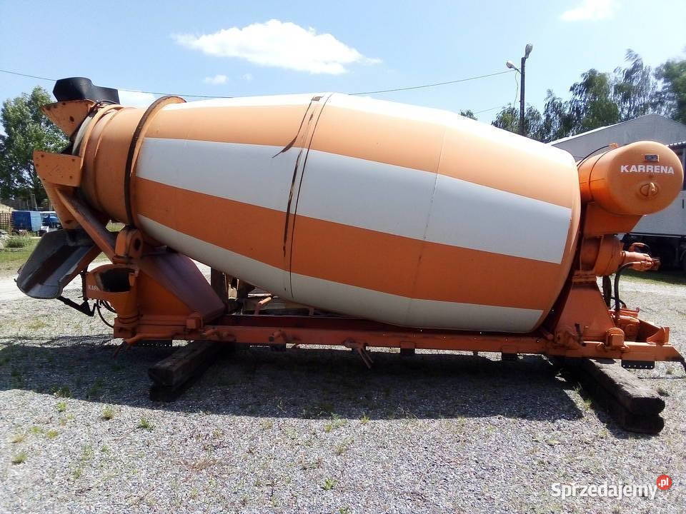 Zabudowa betonomieszarki Karrena Grabie