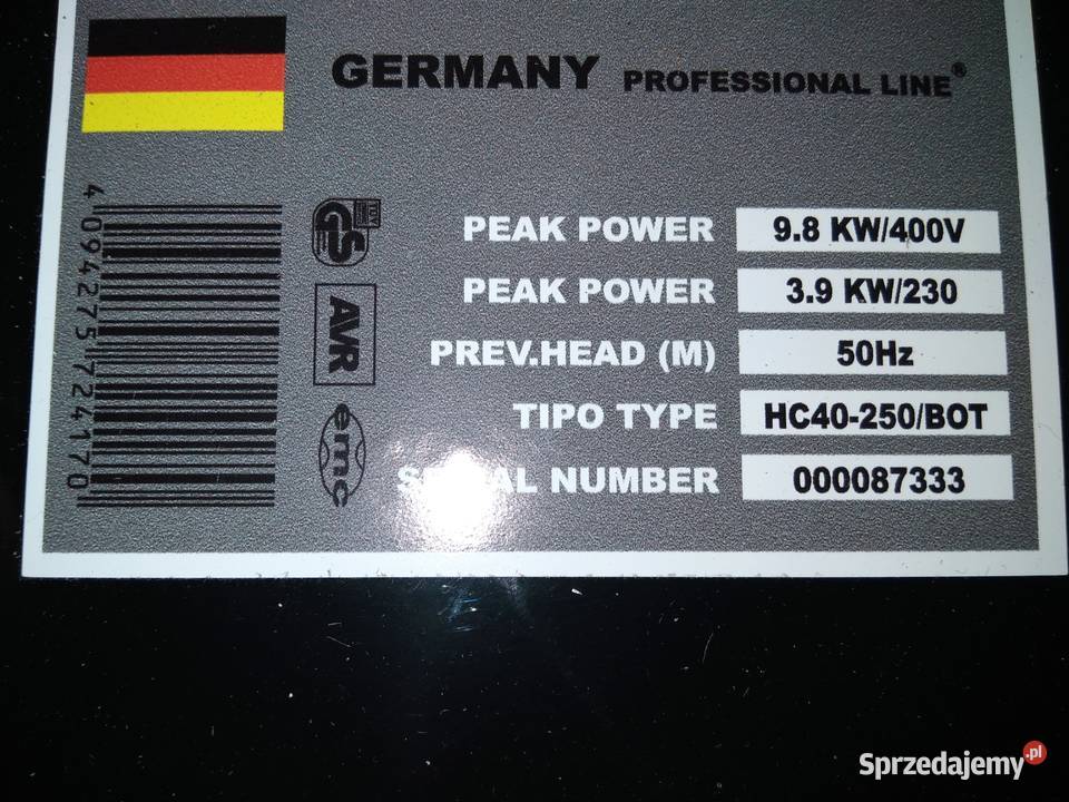 Agregat prądotwórczy Marcinów sprzedam