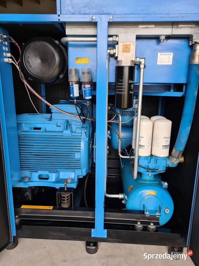 Kompresor śrubowy BOGE S 1503 110 kW wielkopolskie Zduny sprzedam