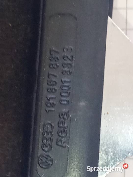 Volkswagen 191857837 pas bezpieczeństwa środkowy Wrocław