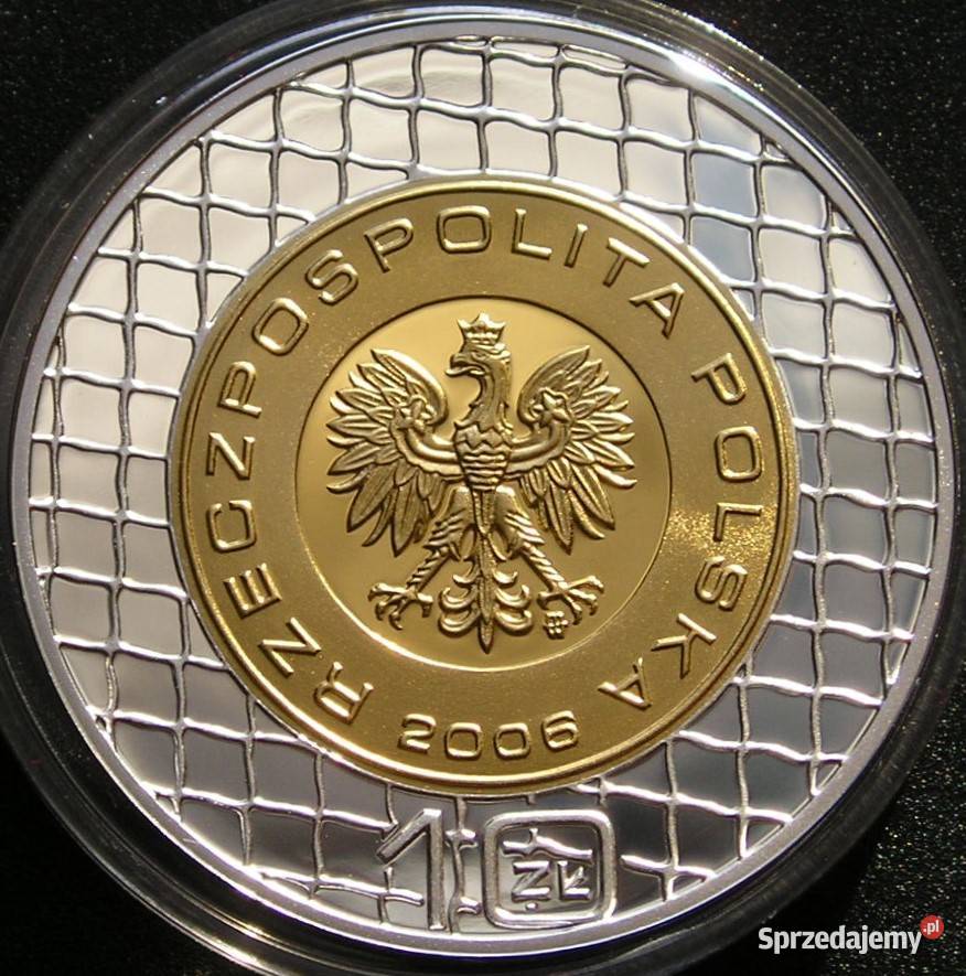 Polska 10 złotych 2006 SREBRO MŚ Niemcy Łódź