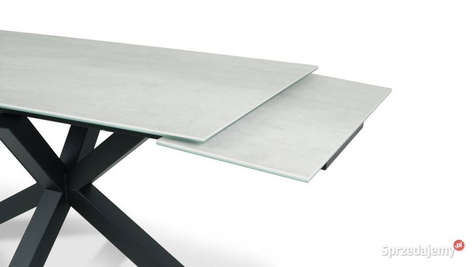 Stół ze spieku kwarcowego rozkładany 160240x100 76cm