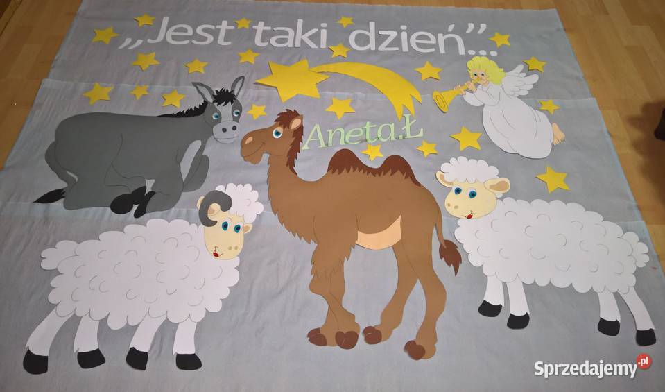 Dekoracje na jasełka z brystolu