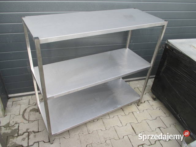 Solidny Regał Gastronomiczny Stal Nierdz 3 Półki wielkopolskie Ostrów Wielkopolski