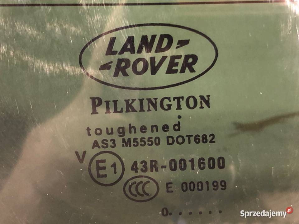SZYBA TYŁ LAND ROVER RANGE ROVER SPORT I osobowe sprzedam