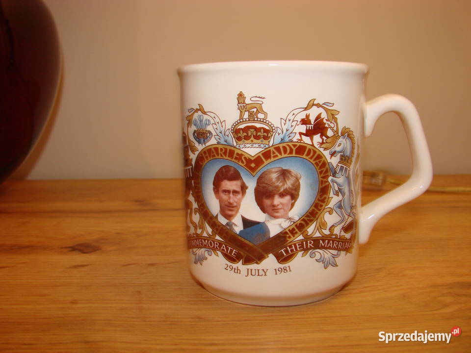 Karol i Diana 1981r kubek England Pruszcz Gdański sprzedam