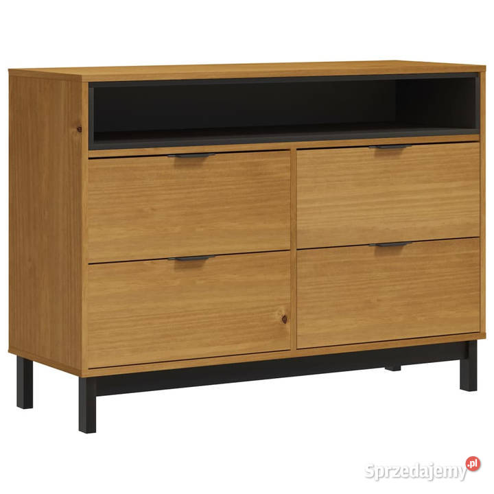 Komoda FLAM 110x40x80 lite drewno sosnowe