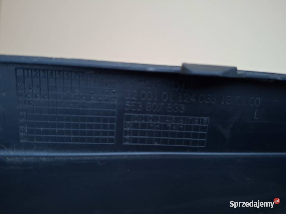 SKODA OCTAVIA IV 4 ŚLIZG LISTWA ZDERZAKA PRZÓD sprzedam