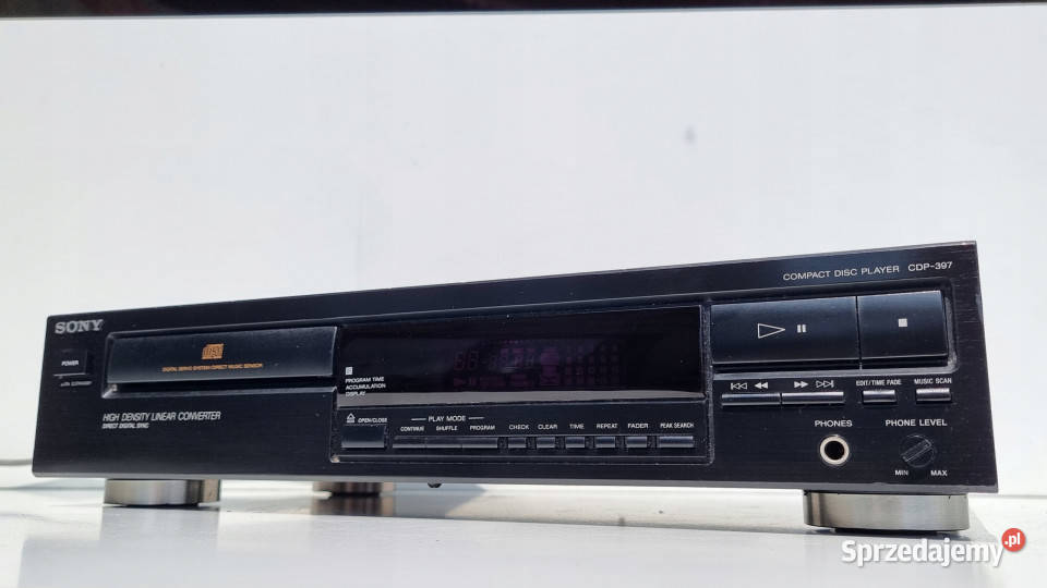 Cd player SONY CDP 397 CDP397 odtwarzacz wielkopolskie Międzychód