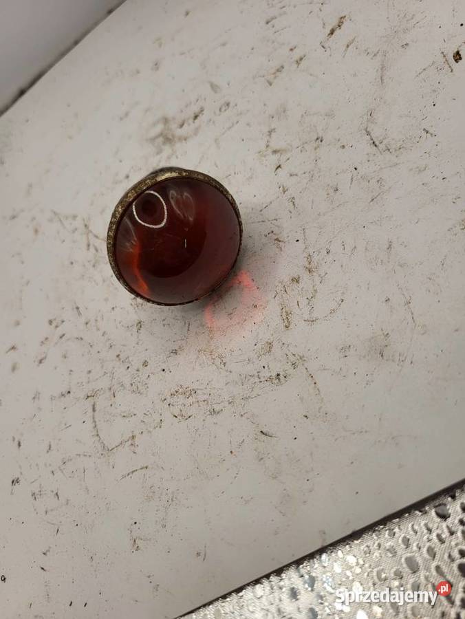 ODBLASK KOCIE OKO SZKLANE STARE SYGNOWANE OPEL