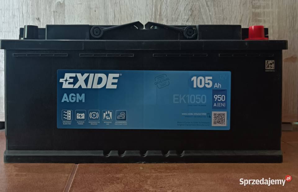 Akumulator EXIDE AGM STARTSTOP EK1060 106Ah 950A