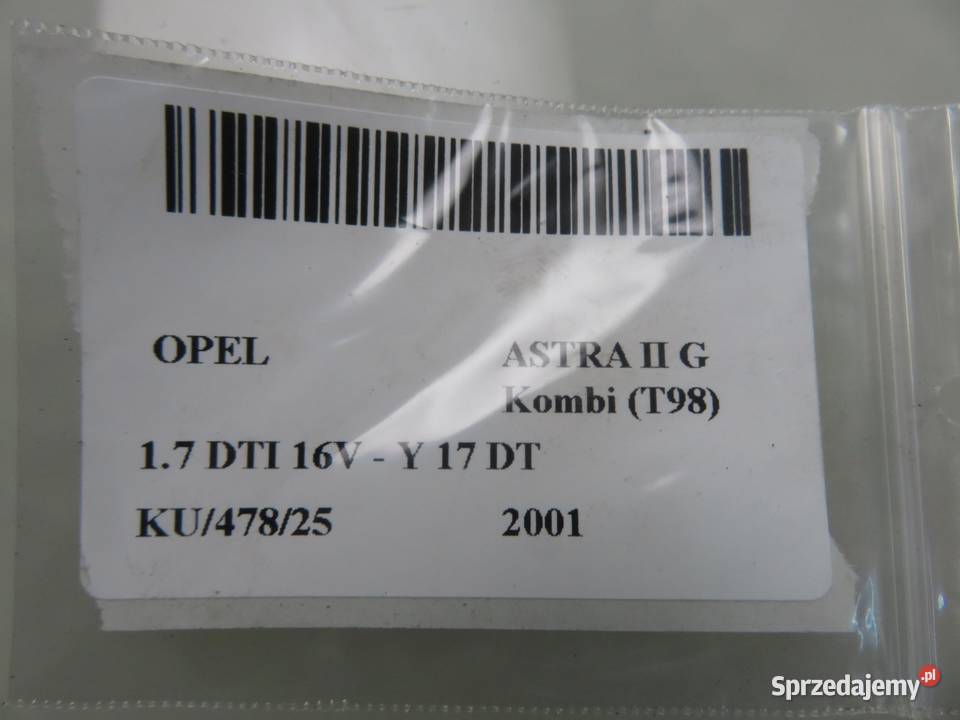 POTENCJOMETR GAZU OPEL ASTRA G 17 DTI 9157998BK osobowe