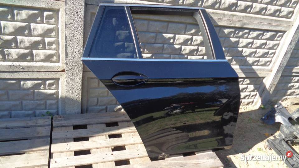 DRZWI PRAWE KOMPLETNE TYŁ TYLNE BMW F11 SHWARZ2 Rakoniewice