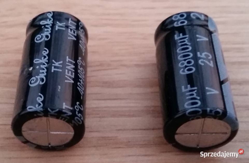Kondensator 6800UF 25V Elektrolityczny 16x30mm śląskie