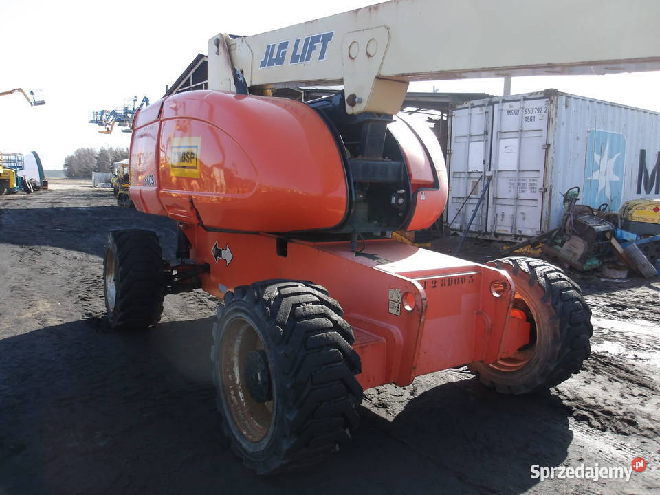 Podnośnik koszowy teleskopowy 28m 4x4 JLG 860SJ Dźwigi, podnośniki Pleszew sprzedam