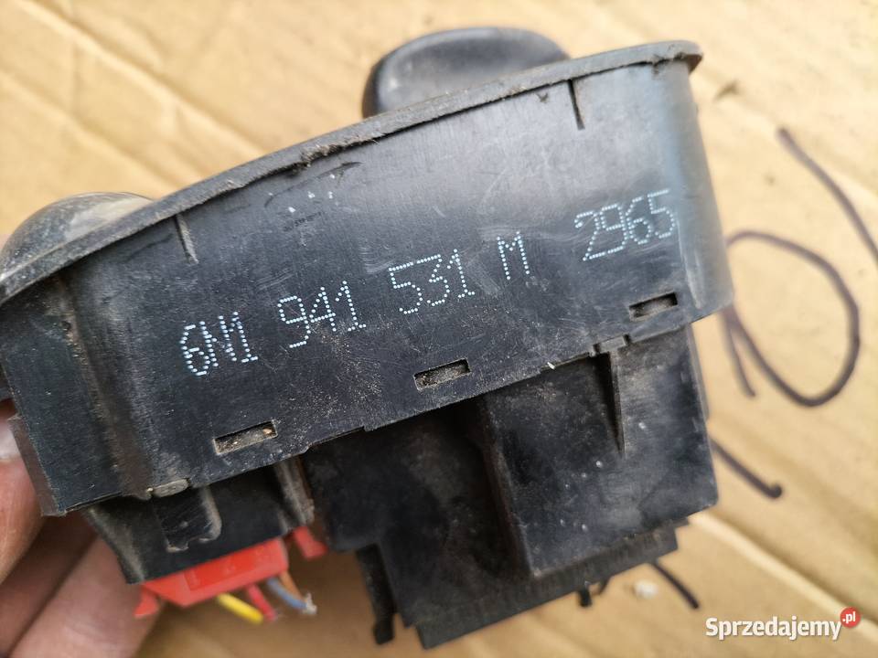 PRZEŁĄCZNIK ŚWIATEŁ 6N1941531M Volkswagen Polo lubelskie Kamień-Kolonia