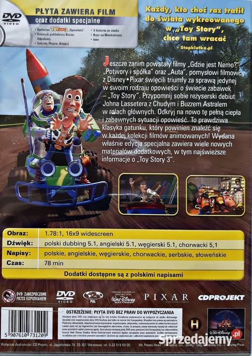 TOY STORY EDYCJA SPECJALNA DISNEY wielkopolskie sprzedam
