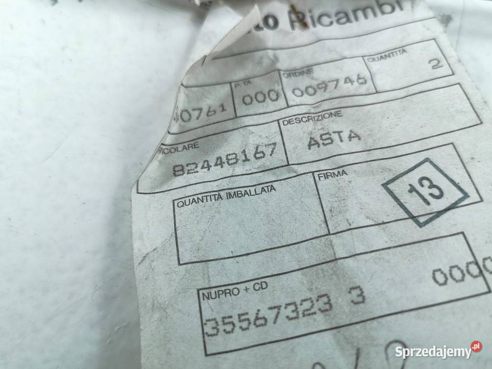 ELEMENT PASA PRZEDNIEGO FIAT CROMA 9096 82448167