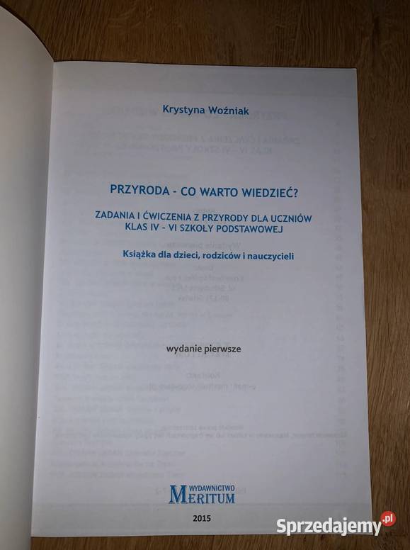 Książka do przyrody klas 46 szkoły podstawowej Miedziana Góra