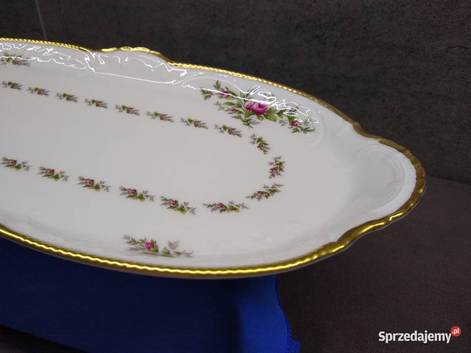 Patera królewska Rosenthal Moosrose półmisek 36 Kalisz