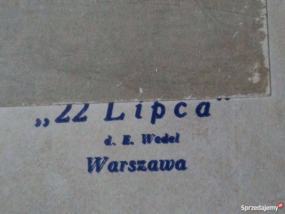 stare pudełka czekoladkach WEDEL GOPLANA SPOŁEM Warszawa