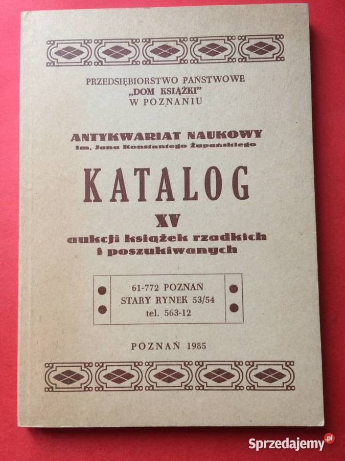 2618 Katalog Książek Poszukiwanych Z Cenami zachodniopomorskie Szczecin