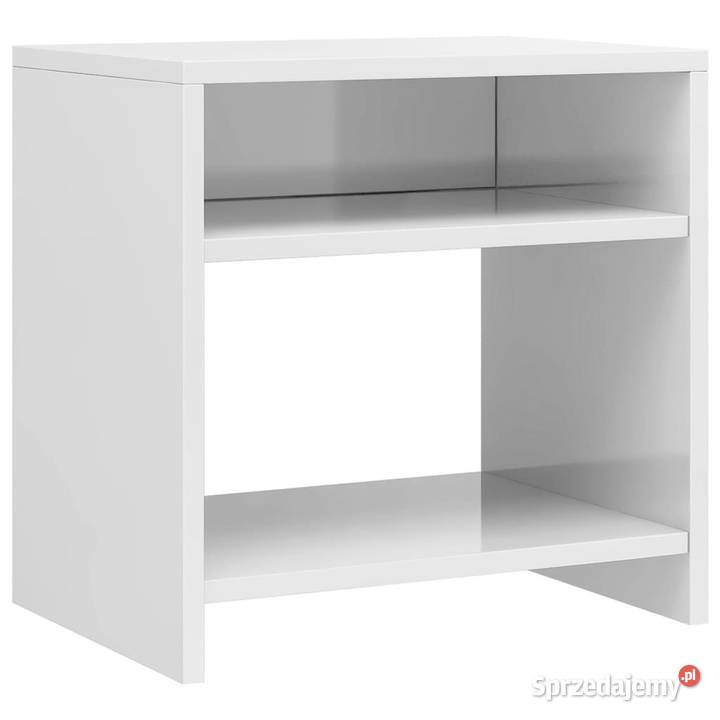 Szafki nocne 2 wysoki połysk białe 40x30x40 mazowieckie Warszawa