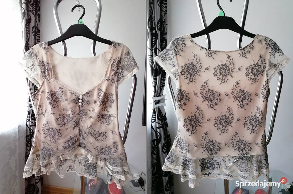 ŚLICZNA BEŻOWA BLUZECZKA DOROTHY PERKINS R42 Dorothy Perkins Łódź