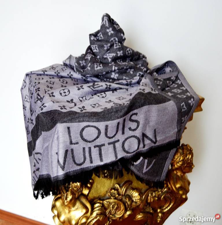 SZAL LOUIS VUITTON CHUSTA MONOGRAM DWUSTRONNY Dla kobiet Bydgoszcz