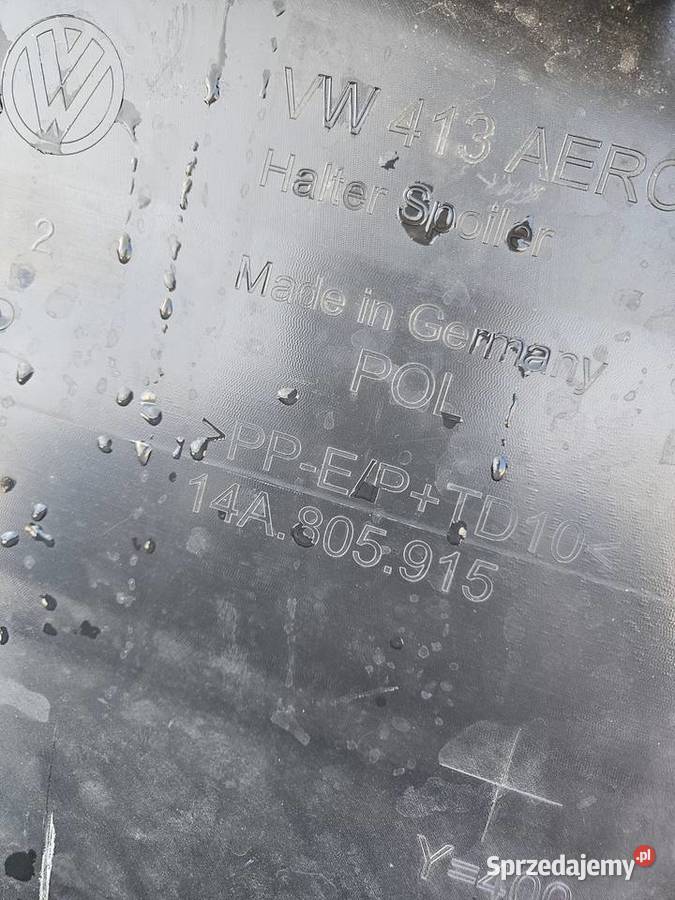 VW ID7 ID7 PŁYTA OSŁONA POD ZDERZAK PRZÓD wielkopolskie