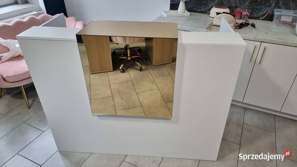 Lada recepcyjna Recepcja Beauty Gold Złota dolnośląskie Wrocław