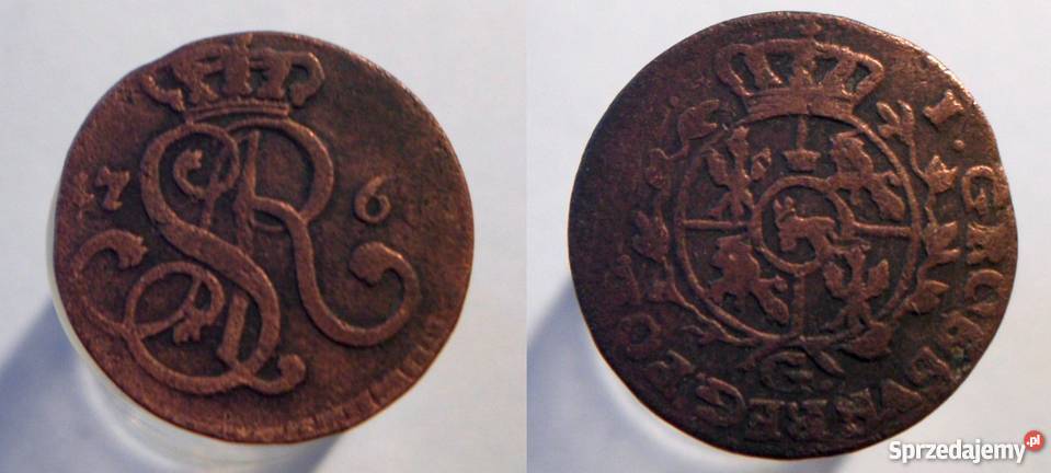 SAP grosz 1768 SA Poniatowski ŁADNY Kraków