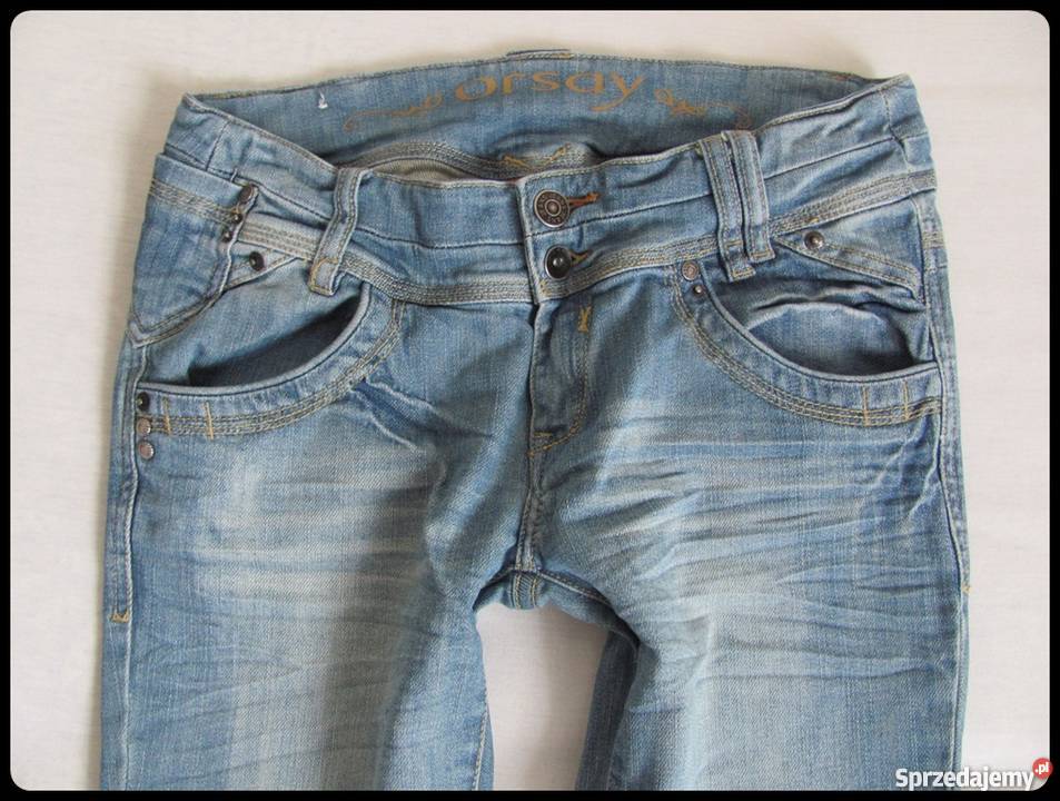 ORSAY spodnie jeansowe Straight rozmiar 38 M Płock sprzedam