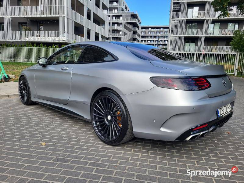 S63 AMG Coupe V8 55l 585 4X4 4Matic Bogata Warszawa