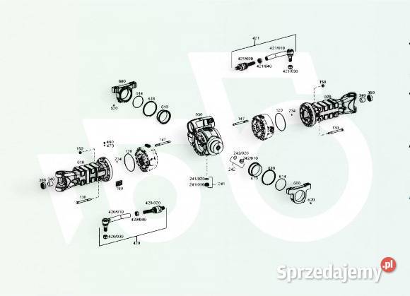 Obudowa osi ZF 4475435087 JOHN DEERE 3000 Wilkowo